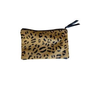 Leopard Print Clutch Bag